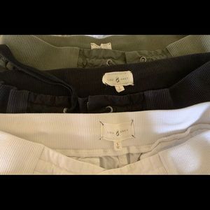 Lou & Grey cotton shorts 3 pair bundle S